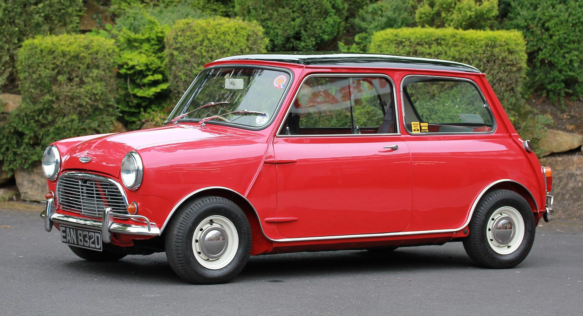 The original Austin Mini in red